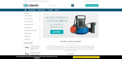 Screenshot e-shopu pumpy-cerpadla.cz